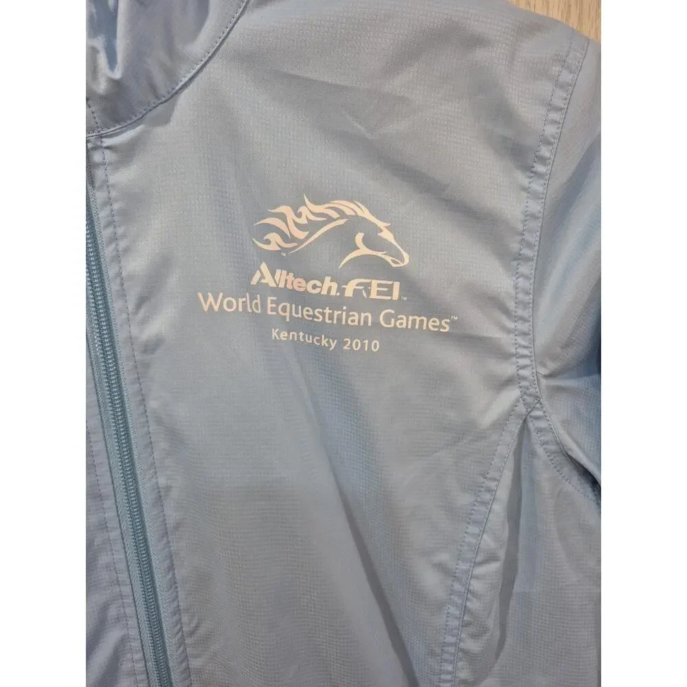 Ariat World Equestrian Games KY 2010 Event Staff Jacket Blue Unisex Full Zip M